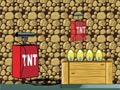 Dynamite blast