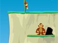 Monkey cliff diving